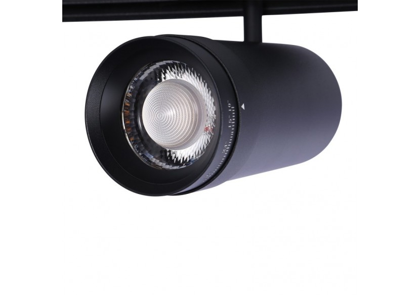 Spot LED sur rail magnétique avec Zoom 10 degrés -55 degrés-48V-25W - PMC-25W-ZOOM-N-BC - Barcelona LED