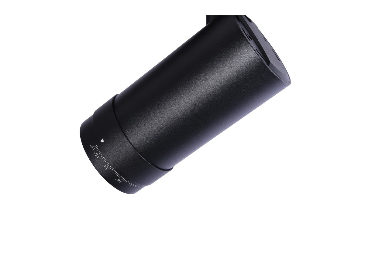 Spot LED sur rail magnétique avec Zoom 10 degrés -55 degrés-48V-25W - PMC-25W-ZOOM-N-BC - Barcelona LED