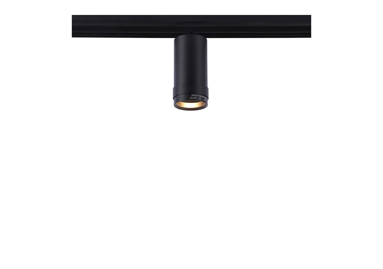 Spot LED sur rail magnétique avec Zoom 10 degrés -55 degrés-48V-12W - PMC-12W-ZOOM-N-BC - Barcelona LED