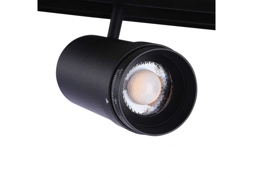 Spot LED sur rail magnétique avec Zoom 10 degrés -55 degrés-48V-12W - PMC-12W-ZOOM-N-BC - Barcelona LED