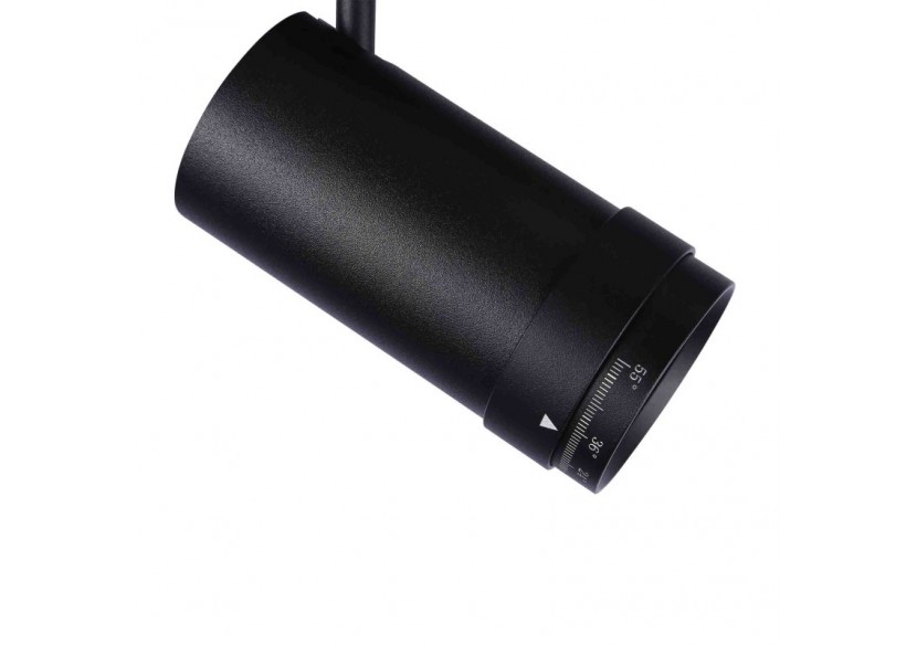 Spot LED sur rail magnétique avec Zoom 10 degrés -55 degrés-48V-12W - PMC-12W-ZOOM-N-BC - Barcelona LED