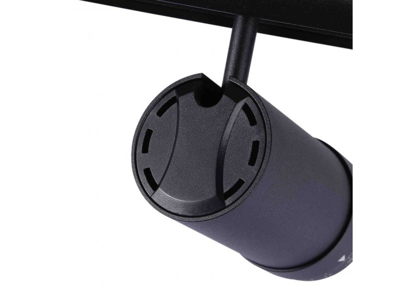 Spot LED sur rail magnétique avec Zoom 10 degrés -55 degrés-48V-12W - PMC-12W-ZOOM-N-BC - Barcelona LED