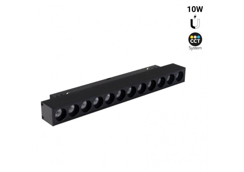 Spot linéaire sur rail magnétique CCT-10W-UGR18-Mi Light - MG2-10N-RF - Barcelona LED