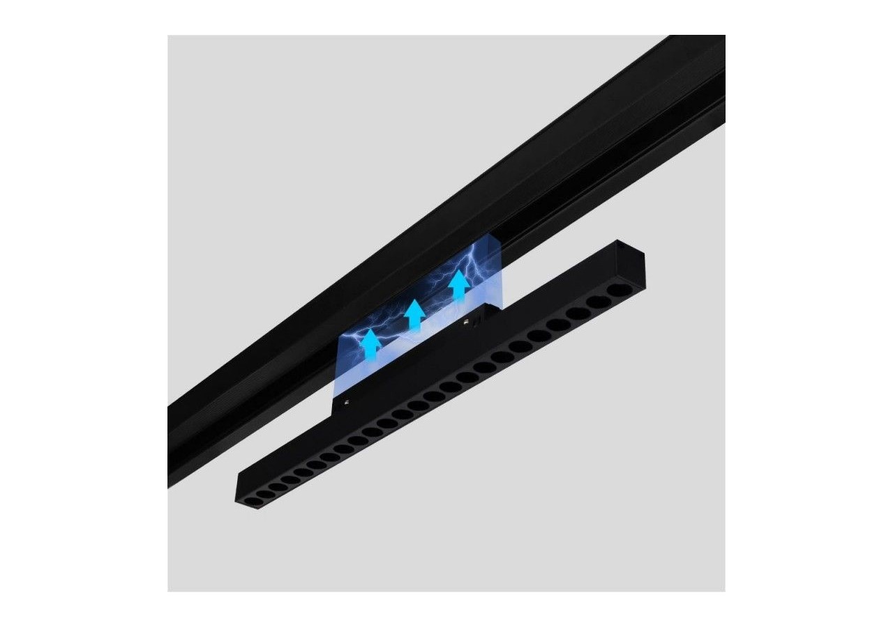 Spot linéaire sur rail magnétique RGB + CCT-12W-UGR18-Mi Light - MG5-12N-RF - Barcelona LED