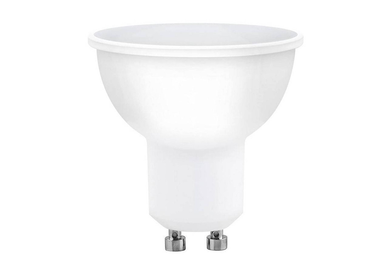 KIT x 10-Collerette downlight orientable noire diamètre 90mm + Ampoule GU10 5W + Douille GU10 - K981-R-N-BF-10 - Barcelona LED