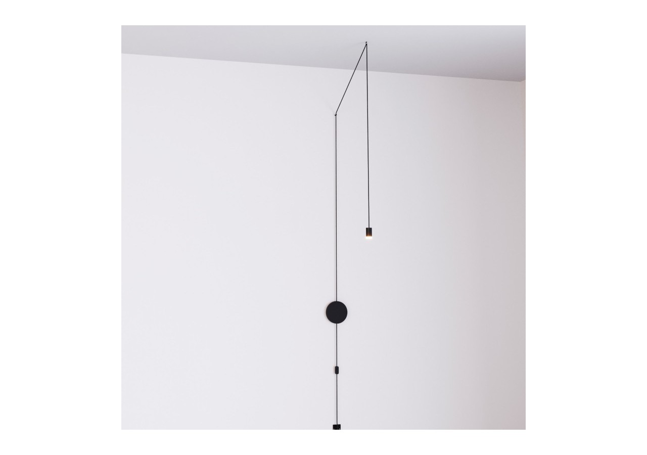 Suspension design "Nébula" avec interrupteur et prise-1x6W - LN4029-1-N - Barcelona LED