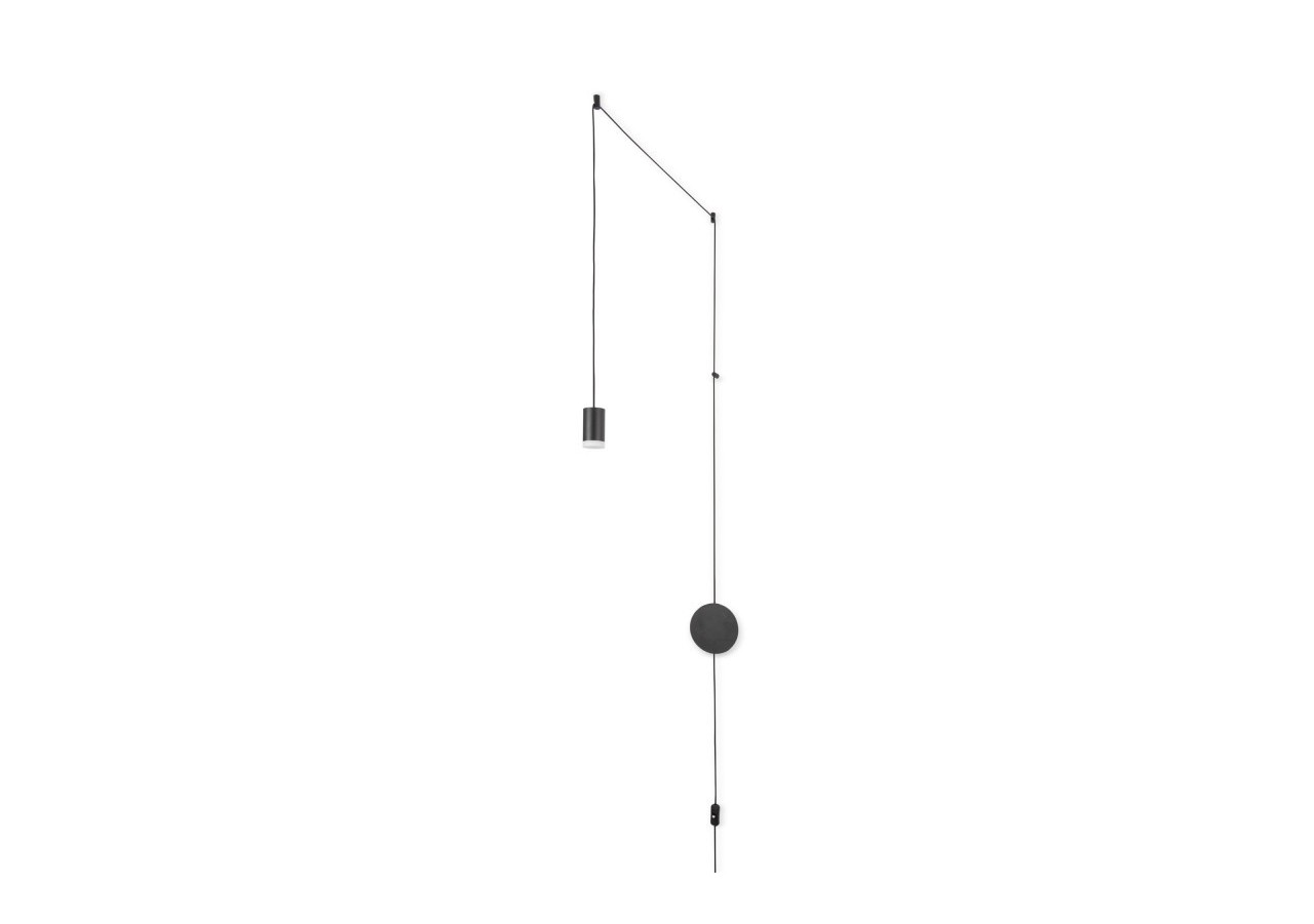 Suspension design "Nébula" avec interrupteur et prise-1x6W - LN4029-1-N - Barcelona LED
