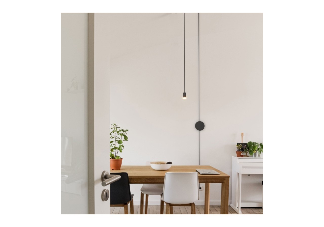 Suspension design "Nébula" avec interrupteur et prise-1x6W - LN4029-1-N - Barcelona LED