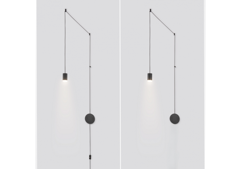 Suspension design "Nébula" avec interrupteur et prise-1x6W - LN4029-1-N - Barcelona LED Suspension design "Nébula" avec interrupteur et prise-1x6W - LN4029-1-N - Barcelona LED