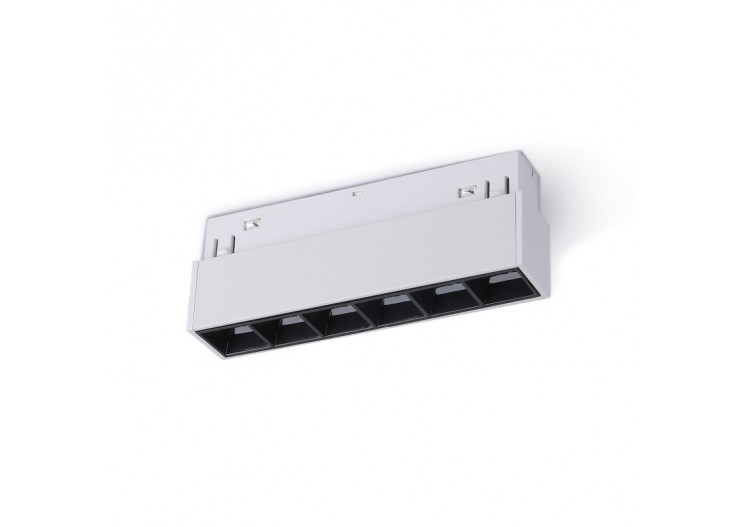 Spot LED linéaire sur rail magnétique 48V-6W-UGR 16-Blanc - LM-112U18-B-BC - Barcelona LED 2