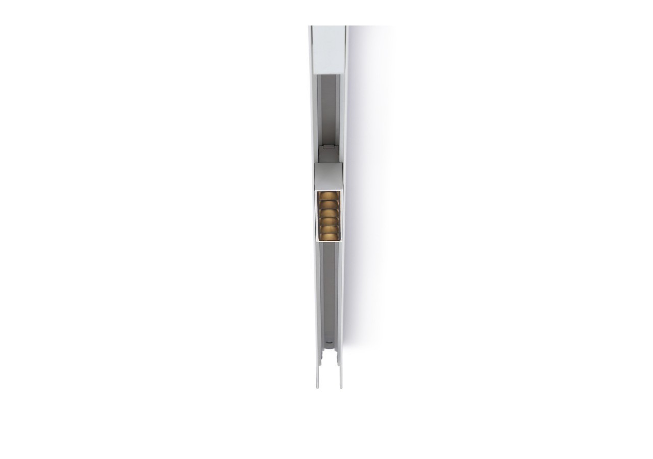 Spot LED linéaire sur rail magnétique 48V-6W-UGR 16-Blanc - LM-112U18-B-BC - Barcelona LED