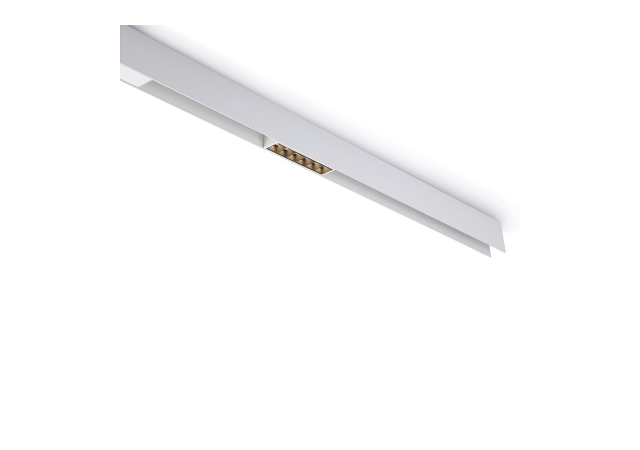 Spot LED linéaire sur rail magnétique 48V-6W-UGR 16-Blanc - LM-112U18-B-BC - Barcelona LED