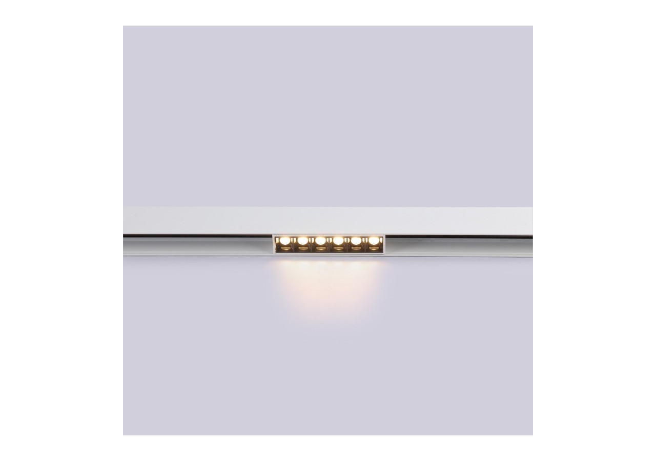 Spot LED linéaire sur rail magnétique 48V-6W-UGR 16-Blanc - LM-112U18-B-BC - Barcelona LED