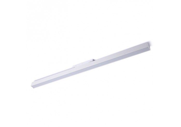 Spot LED linéaire opale sur rail magnétique 48V-20W-Blanc - LM-600-B-BC - Barcelona LED 2
