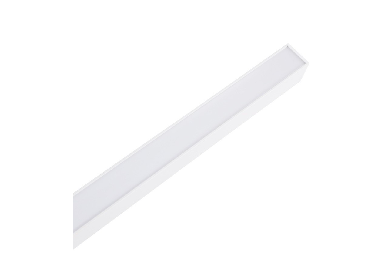 Spot LED linéaire opale sur rail magnétique 48V-20W-Blanc - LM-600-B-BC - Barcelona LED
