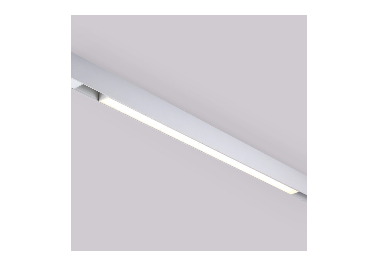 Spot LED linéaire opale sur rail magnétique 48V-20W-Blanc - LM-600-B-BC - Barcelona LED