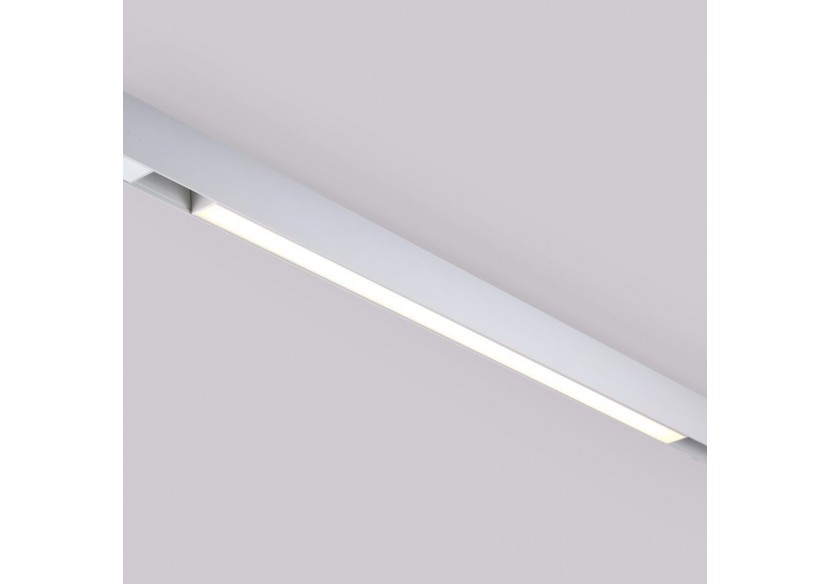 Spot LED linéaire opale sur rail magnétique 48V-20W-Blanc - LM-600-B-BC - Barcelona LED