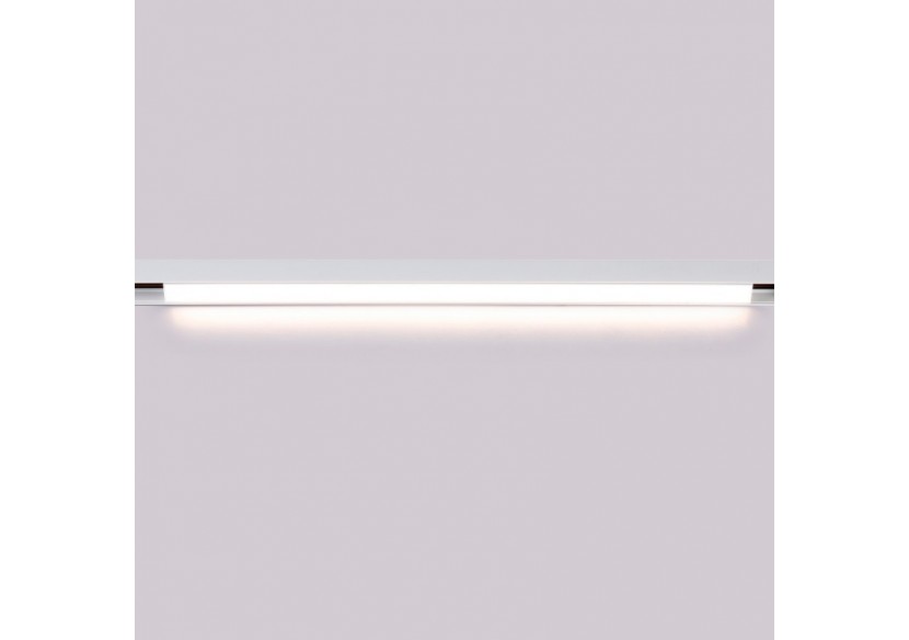 Spot LED linéaire opale sur rail magnétique 48V-20W-Blanc - LM-600-B-BC - Barcelona LED