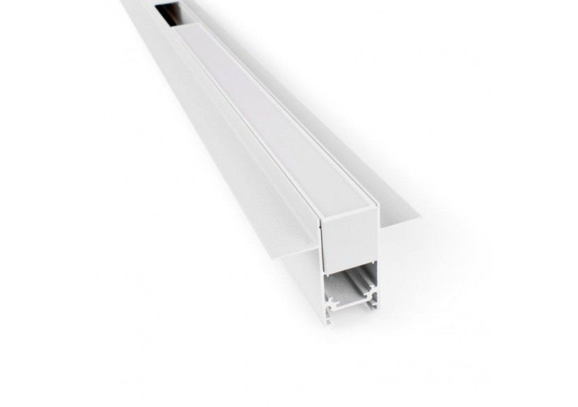 Spot LED linéaire opale sur rail magnétique 48V-10W-Blanc - LM-300-B-BN - Barcelona LED