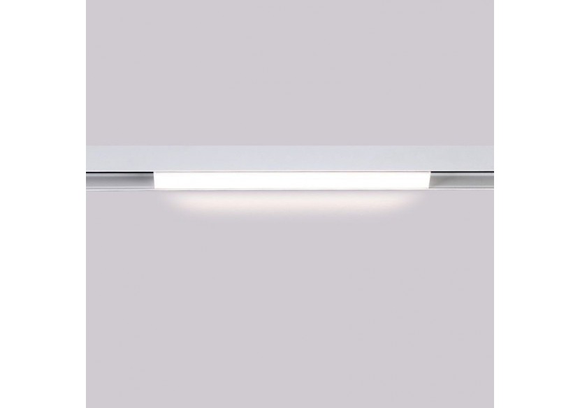 Spot LED linéaire opale sur rail magnétique 48V-10W-Blanc - LM-300-B-BN - Barcelona LED