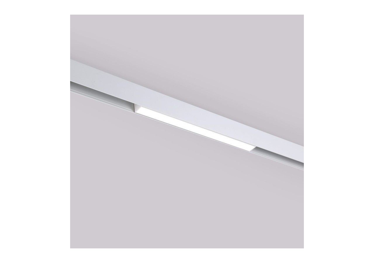 Spot LED linéaire opale sur rail magnétique 48V-10W-Blanc - LM-300-B-BN - Barcelona LED
