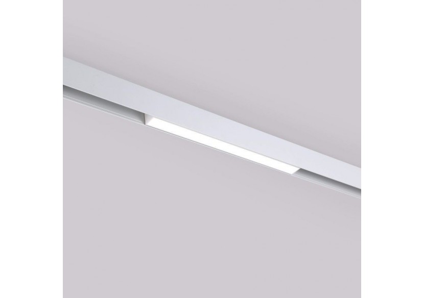 Spot LED linéaire opale sur rail magnétique 48V-10W-Blanc - LM-300-B-BN - Barcelona LED