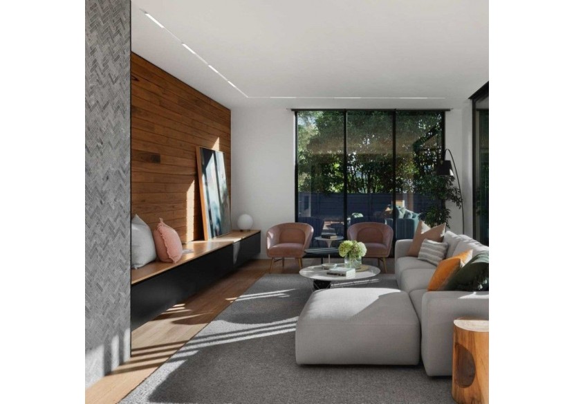 Spot LED linéaire opale sur rail magnétique 48V-10W-Blanc - LM-300-B-BN - Barcelona LED