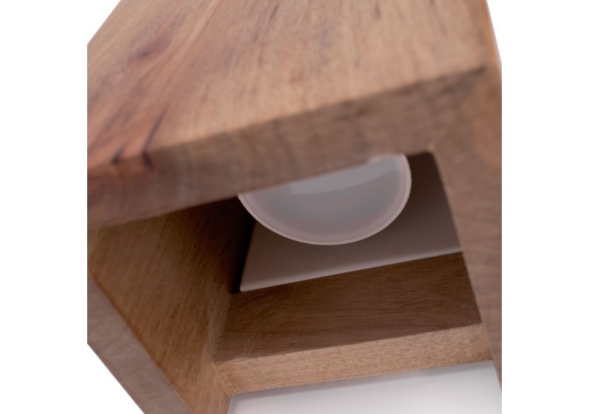 Applique murale en bois bidirectionnelle "Durga"-2 x GU10-Intérieur - LM114 - Barcelona LED