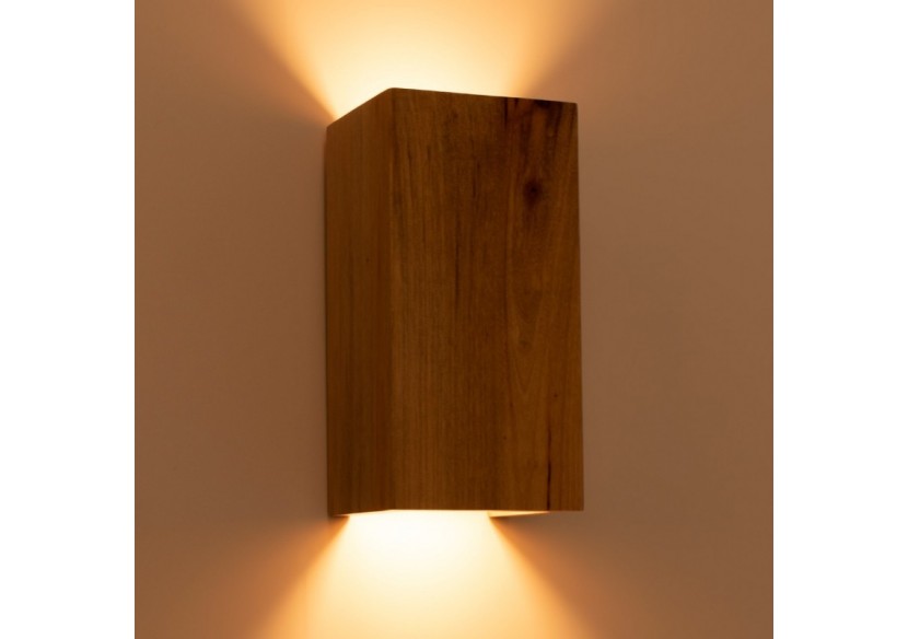 Applique murale en bois bidirectionnelle "Durga"-2 x GU10-Intérieur - LM114 - Barcelona LED