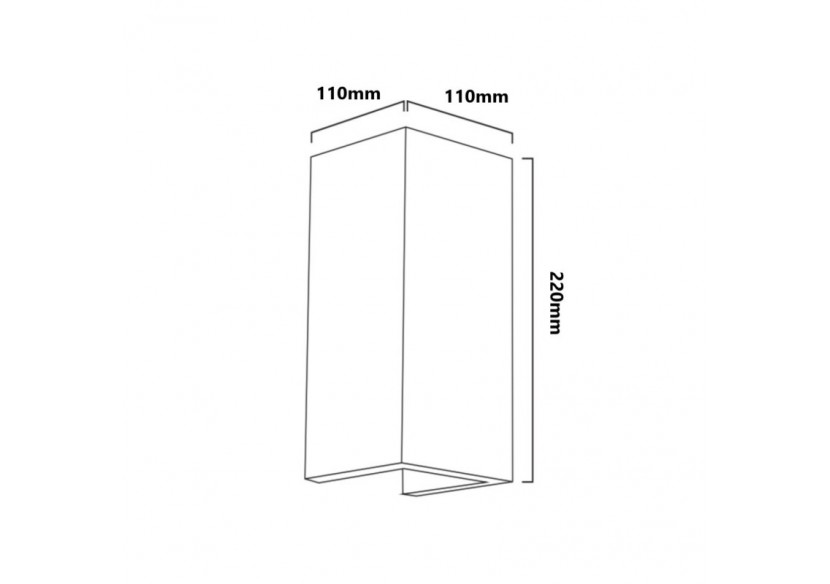 Applique murale en bois bidirectionnelle "Durga"-2 x GU10-Intérieur - LM114 - Barcelona LED