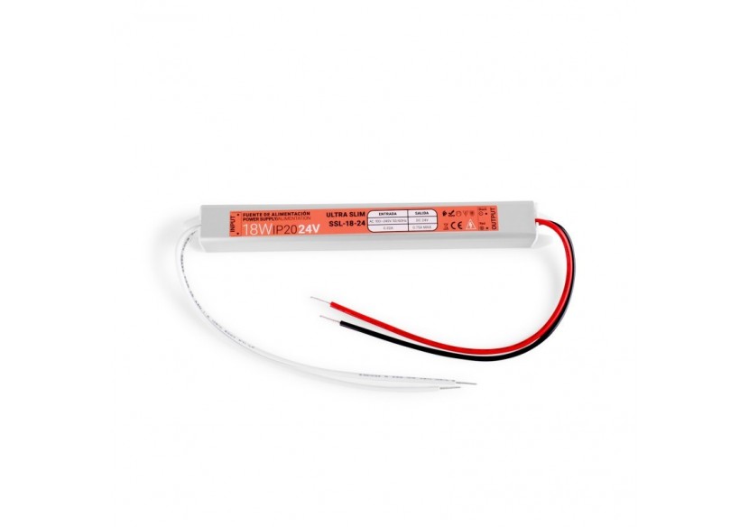 Alimentation LED extra plate 24V-18W-IP20 - SSL-18-24 - Barcelona LED