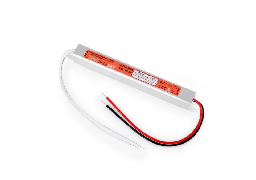 Alimentation LED extra plate 24V-18W-IP20 - SSL-18-24 - Barcelona LED