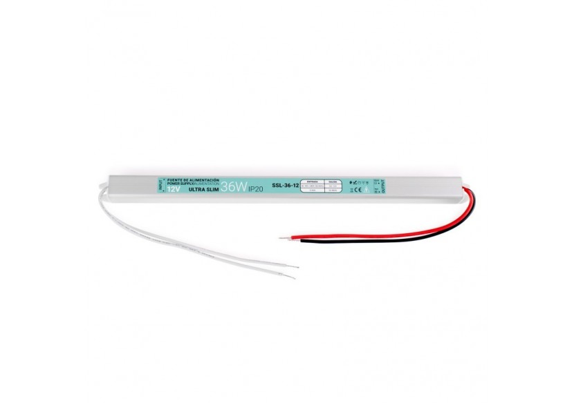 Alimentation LED extra plate 12V-36W-IP20 - SSL-36-12 - Barcelona LED