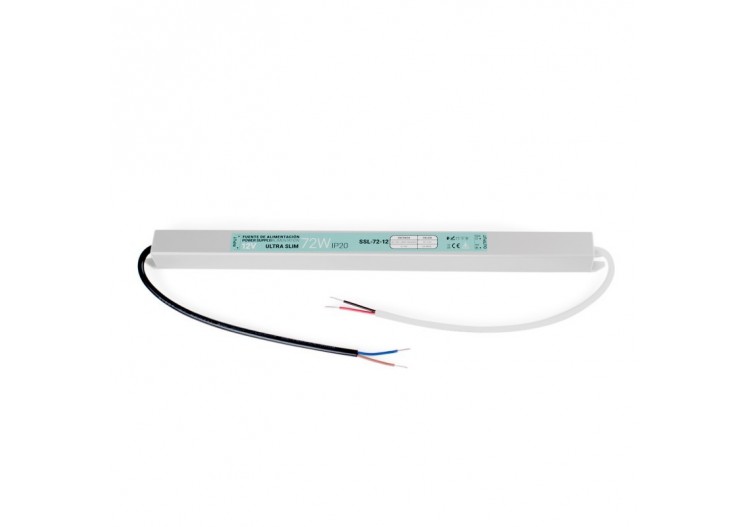 Alimentation LED extra plate 12V-72W-IP20 - SSL-72-12 - Barcelona LED
