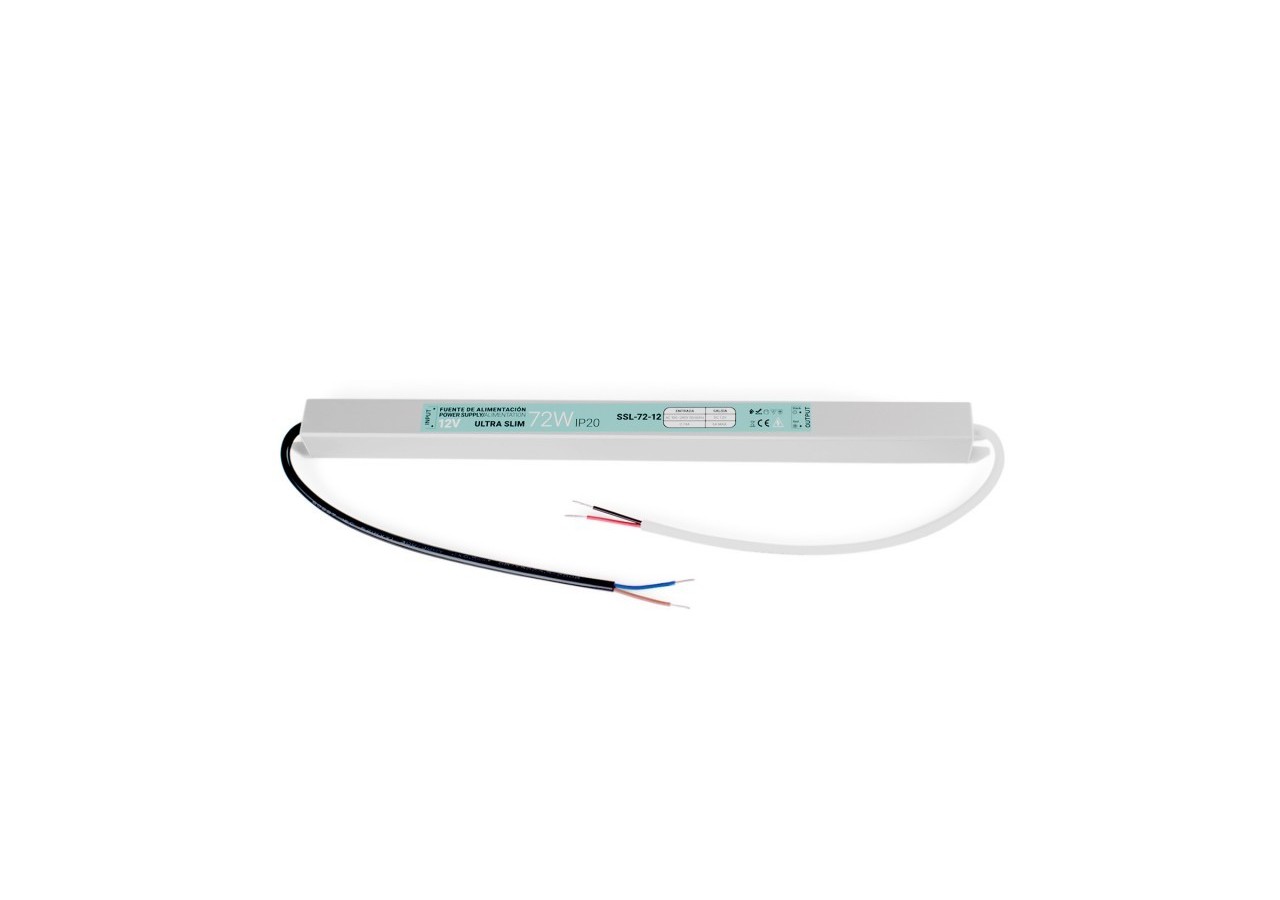 Alimentation LED extra plate 12V-72W-IP20 - SSL-72-12 - Barcelona LED