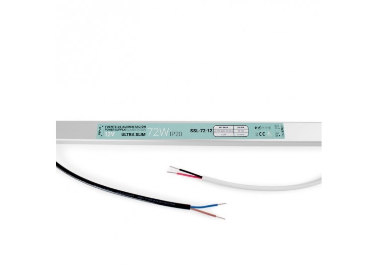 Alimentation LED extra plate 12V-72W-IP20 - SSL-72-12 - Barcelona LED 2