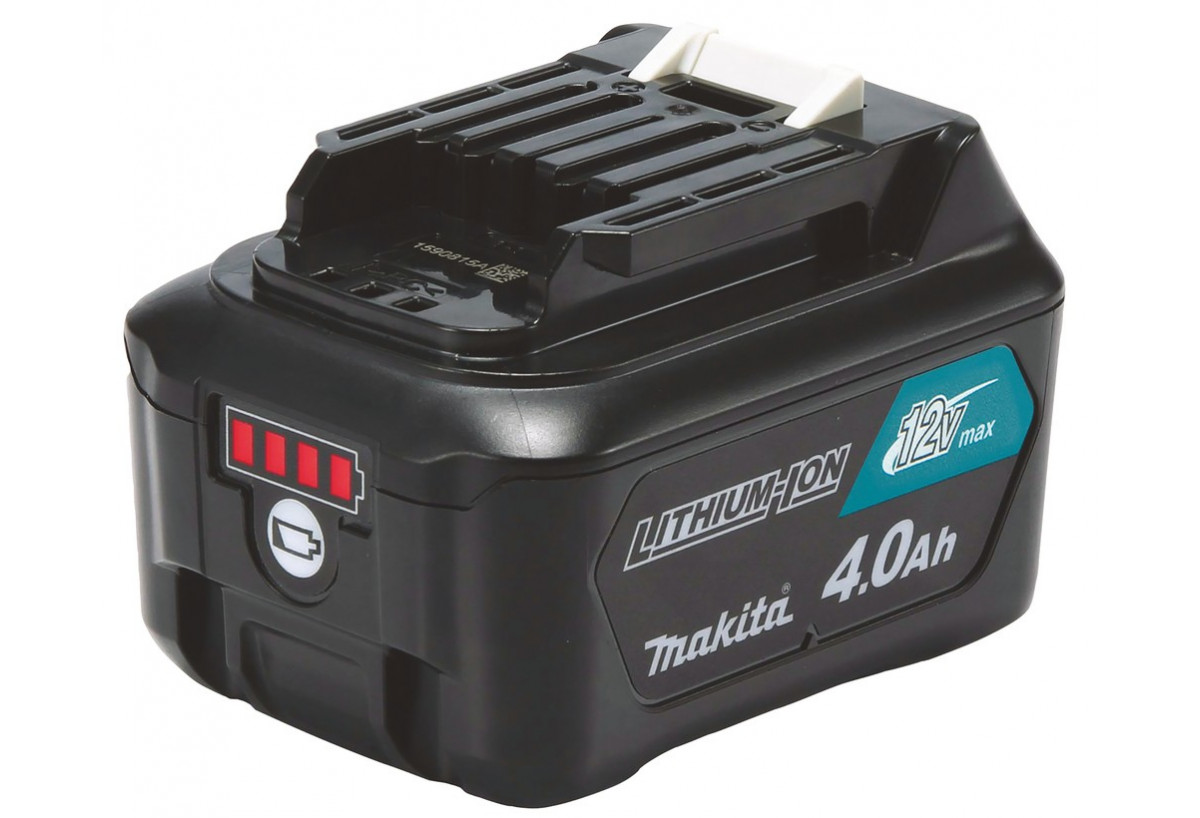 Batterie Li-Ion 12 V / 4 Ah BL1041B ( témoin de charge intégré ) - Makita : Confort'Mat