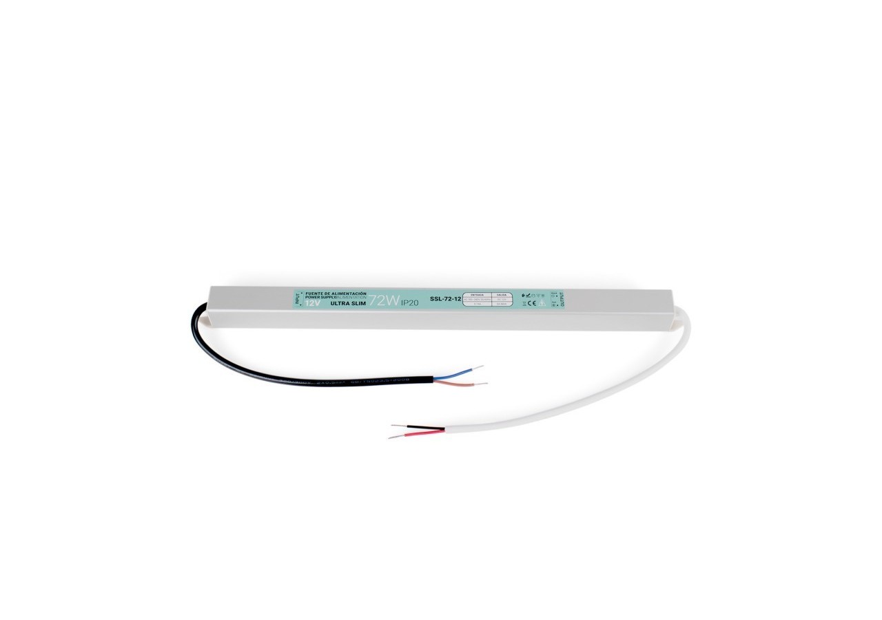 Alimentation LED extra plate 12V-72W-IP20 - SSL-72-12 - Barcelona LED