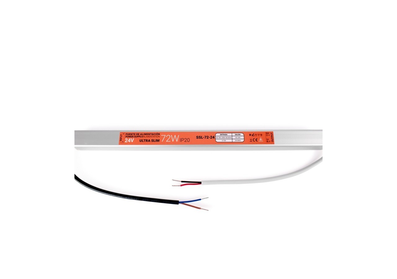 Alimentation LED extra plate 24V-72W-IP20 - SSL-72-24 - Barcelona LED