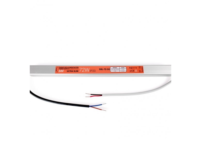 Alimentation LED extra plate 24V-72W-IP20 - SSL-72-24 - Barcelona LED Alimentation LED extra plate 24V-72W-IP20 - SSL-72-24 - Barcelona LED