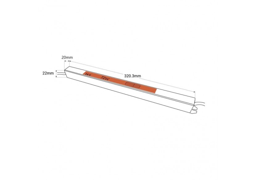 Alimentation LED extra plate 24V-72W-IP20 - SSL-72-24 - Barcelona LED Alimentation LED extra plate 24V-72W-IP20 - SSL-72-24 - Barcelona LED