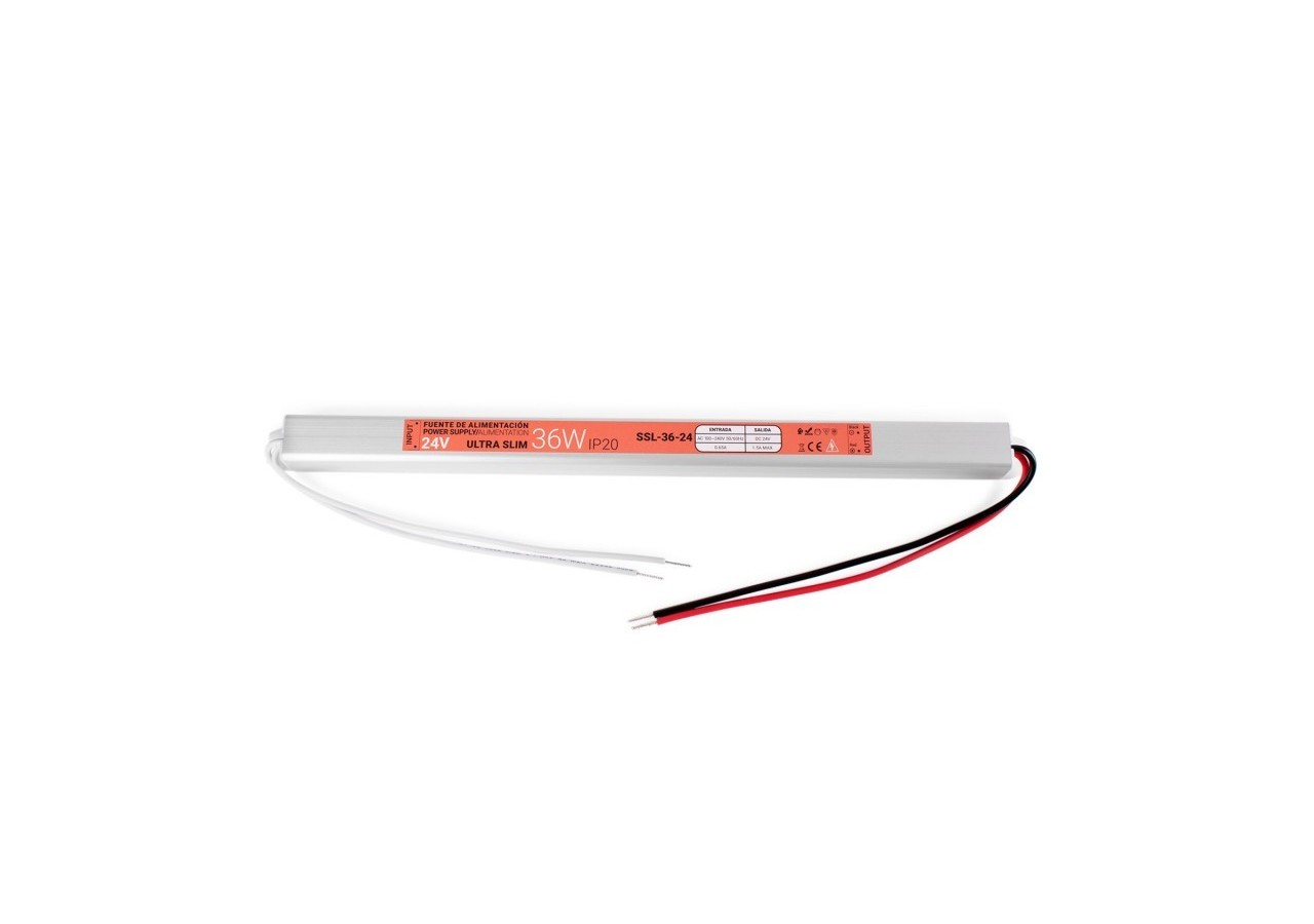 Alimentation LED extra plate 24V-36W-IP20 - SSL-36-24 - Barcelona LED
