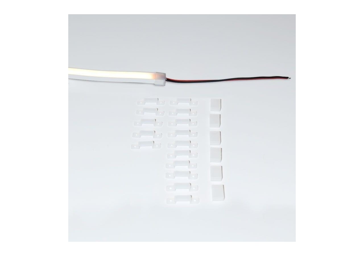 Néon LED flexible 24V DC-5x11mm-5m-Kit complet-11W/m-320 LED/m-IP67-À courbure verticale - N511-5M-270 - Barcelona LED