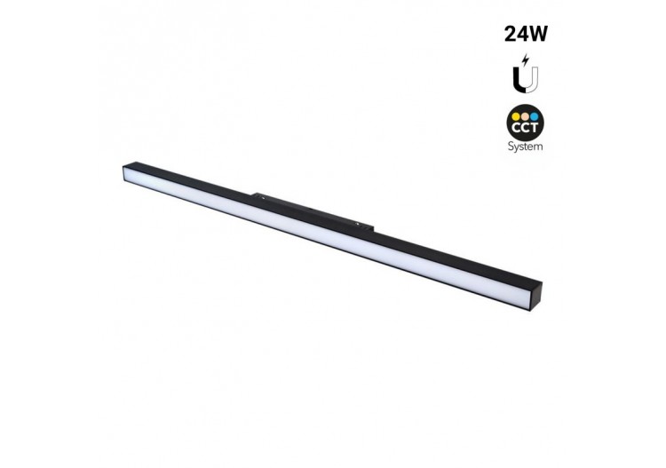 Spot linéaire opale sur rail magnétique CCT-24W-Mi Light - MF2-24A-RF - Barcelona LED