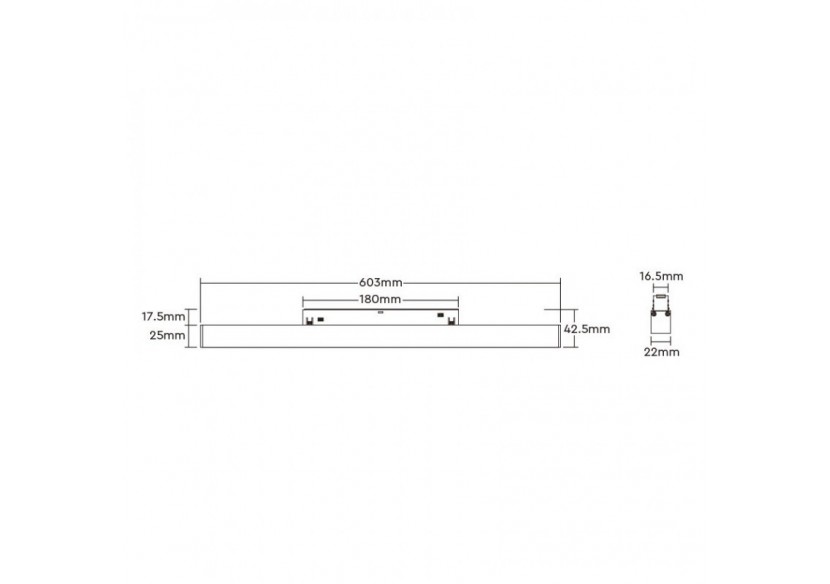 Spot linéaire opale sur rail magnétique CCT-24W-Mi Light - MF2-24A-RF - Barcelona LED Spot linéaire opale sur rail magnétique CCT-24W-Mi Light - MF2-24A-RF - Barcelona LED