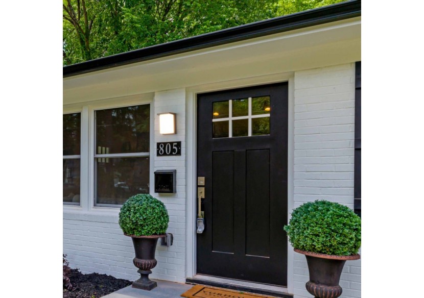 Applique murale extérieure en aluminium "Block"-Puissance réglable : 12W-14W-16W-CCT- IP65 - L5070 - Barcelona LED