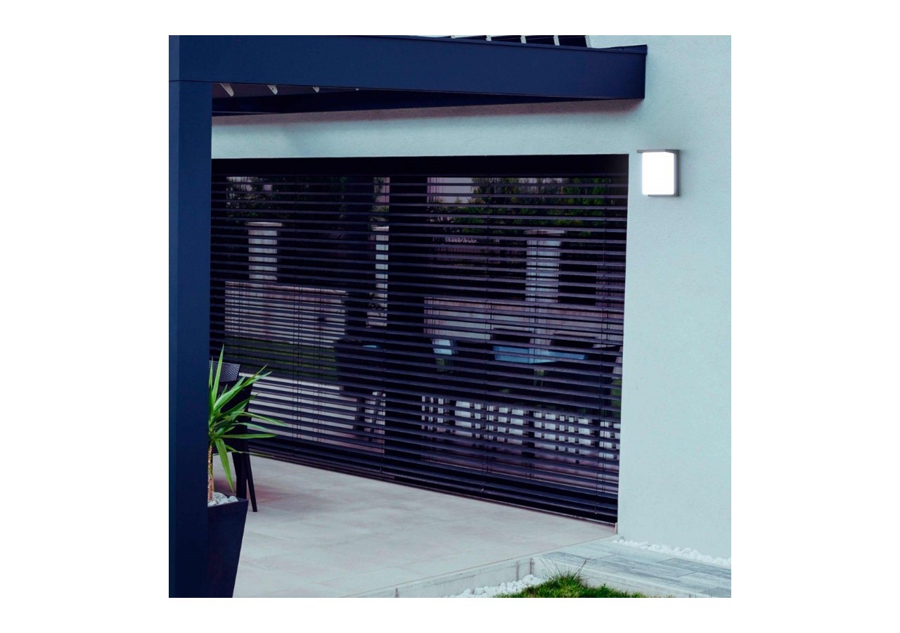 Applique murale extérieure en aluminium "Block"-Puissance réglable : 12W-14W-16W-CCT- IP65 - L5070 - Barcelona LED