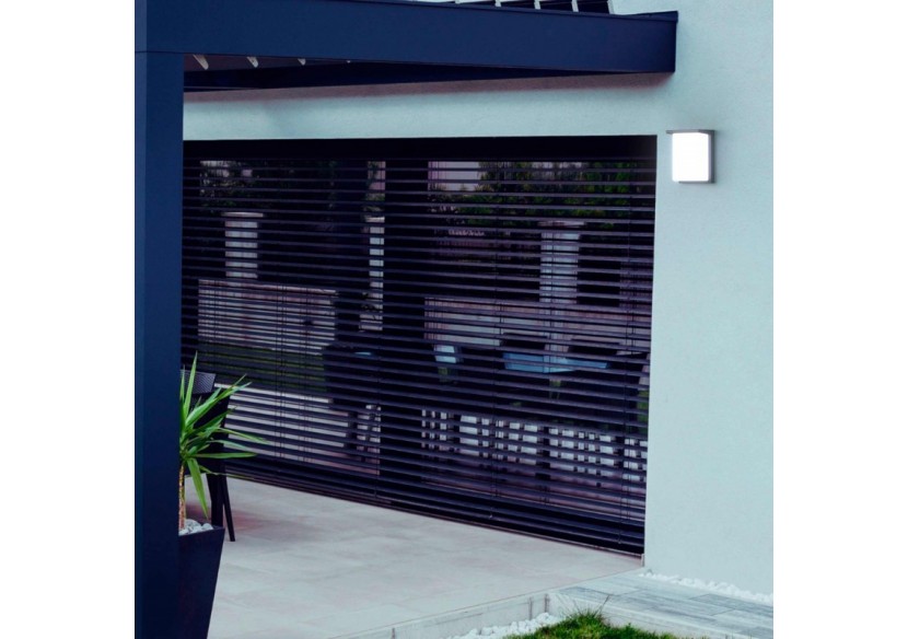 Applique murale extérieure en aluminium "Block"-Puissance réglable : 12W-14W-16W-CCT- IP65 - L5070 - Barcelona LED