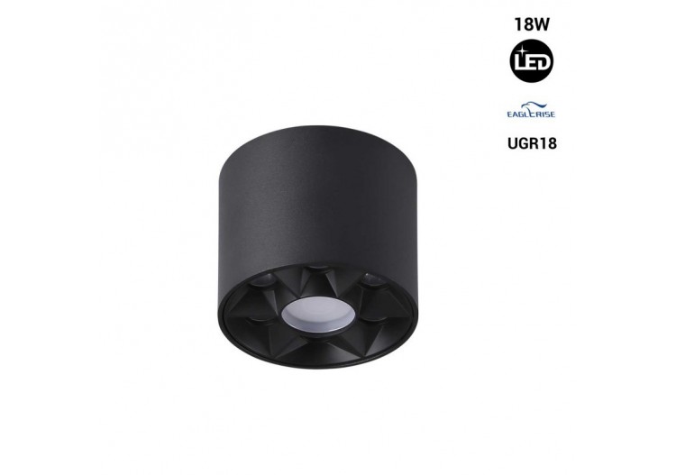 Applique plafond LED 8W-UGR18-Driver Eaglerise - B1322-N-BC - Barcelona LED