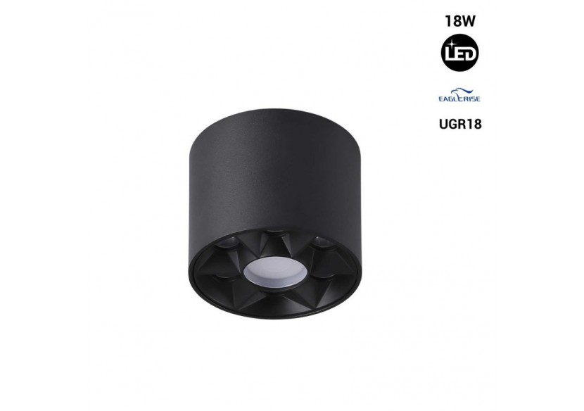 Applique plafond LED 8W-UGR18-Driver Eaglerise - B1322-N-BC - Barcelona LED